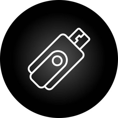 usb Simgesi, Vektör illüstrasyonu