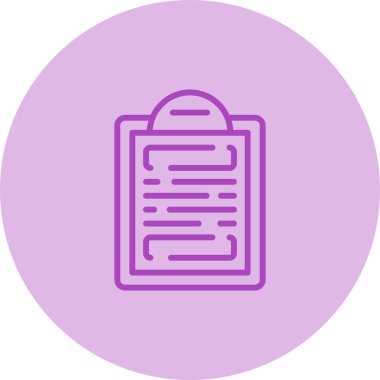 Belge simgesinin vektör illüstrasyonu