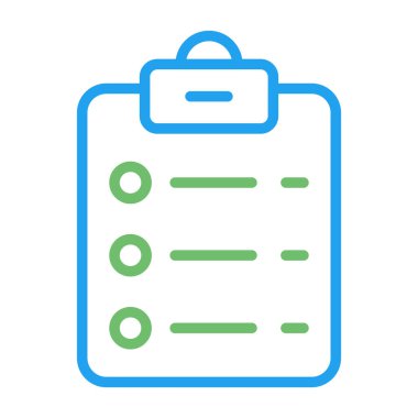 liste simgesi, vektör illüstrasyonu