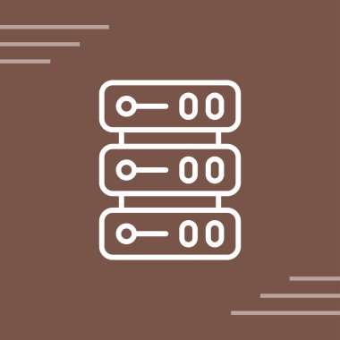 sunucu web simgesi vektör illüstrasyonu