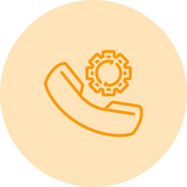 Telefon ikonu. vektör illüstrasyonu