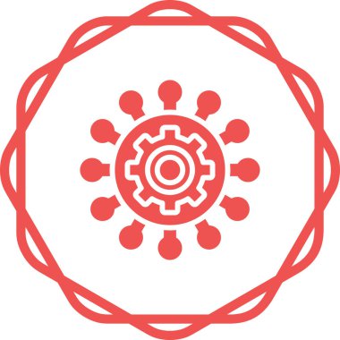 dairesel vektör simgesi, basit tasarım