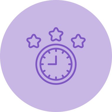 saat vektör simgesi modern basit vektör illüstrasyonu