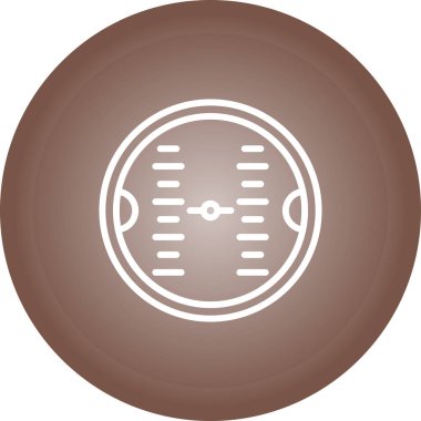 Çikolata krem çizimi, düz tasarım.