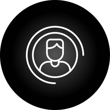 Web tasarımı için uygun kullanıcı simgesinin illüstrasyon vektörü. kullanıcı simgesi, avatar, kullanıcı vs..