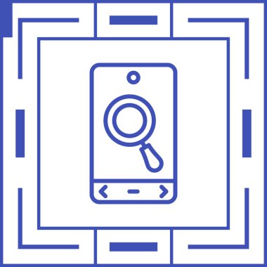 - Telefon. Web simgesi basit illüstrasyon