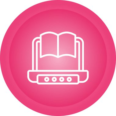 kitap simgesi, vektör illüstrasyonu