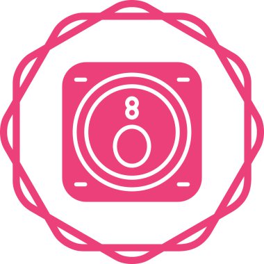 Oksijen kimyasal element simgesi, basit satır biçimi