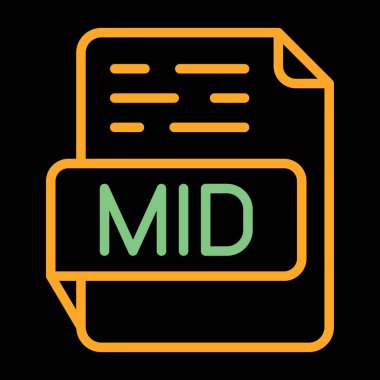 dosya biçimi simgesi, basit tasarım