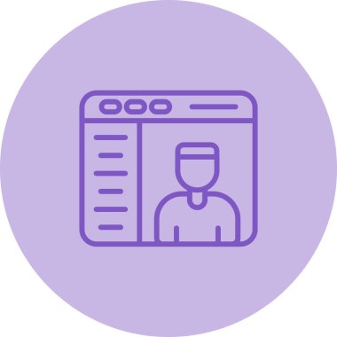 seo modern simgesinin vektör illüstrasyonu