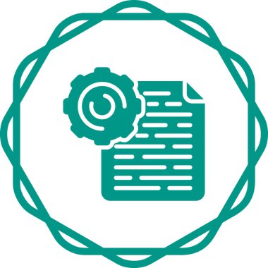 Modern bir simgenin vektör illüstrasyonu