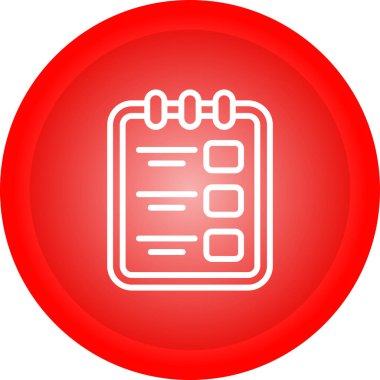 Pano simgesi. Web için basit pano vektör simgelerinin düz çizimi