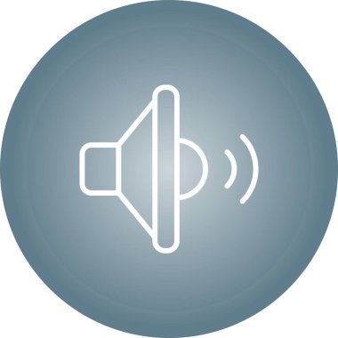 vektör sözcüsü Simgesi illüstrasyonu