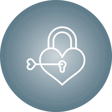 Kalp simgesinin vektör illüstrasyonu