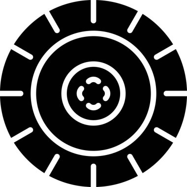 Pusula yön simgesini katı biçiminde pusula