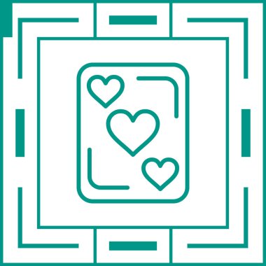 Modern b 'nin vektör illüstrasyonunda sevgi ikonu eksik