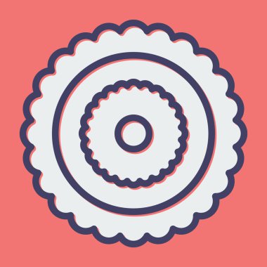 pasta simge vektör çizim