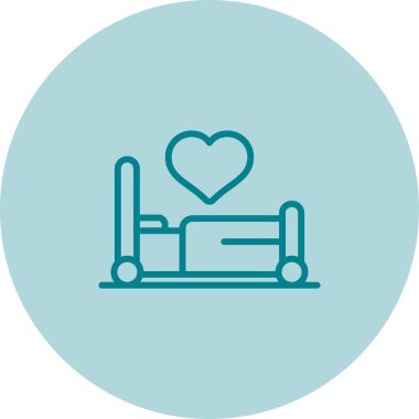 Yürekli bir yatak. Basit tasarım