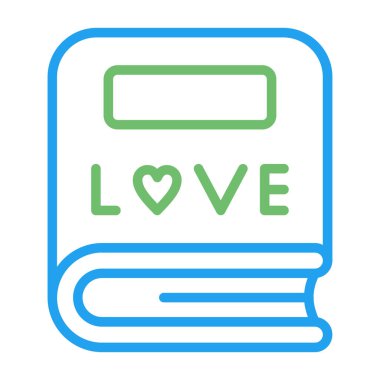 Aşk kitabı. Web simgesi