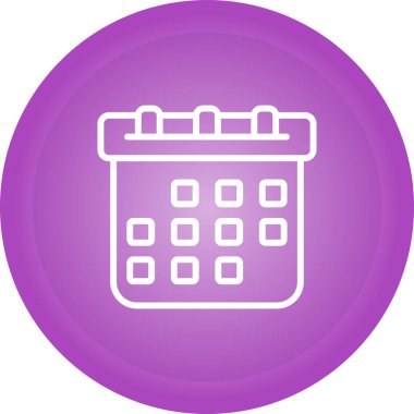 Takvim web simge vektör çizim