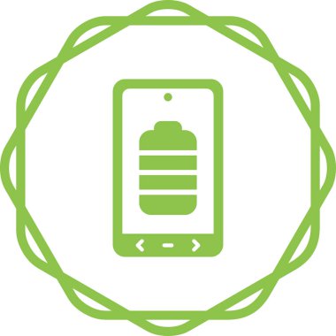 akıllı telefon simgesi vektör illüstrasyonu