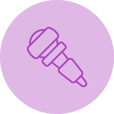 microphone icon web simple illustration