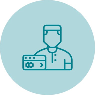 Doktor. Web simgesi basit tasarım