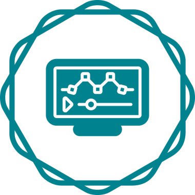 seo modern simgesinin vektör illüstrasyonu