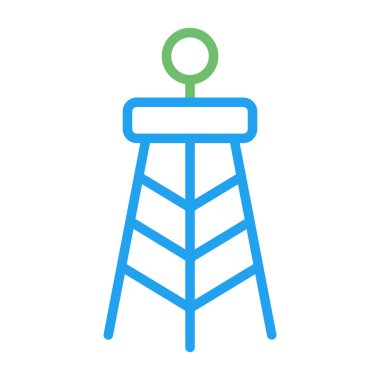 Modern binanın vektör illüstrasyonu