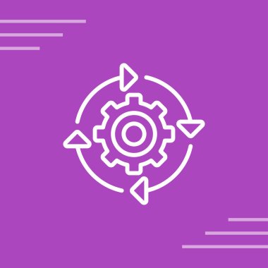 dişli simgesi vektör illüstrasyonu