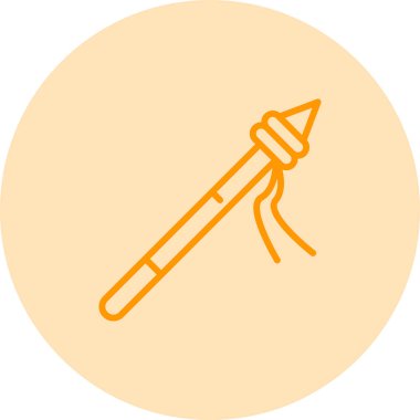 Kalem. Web simgesi basit illüstrasyon