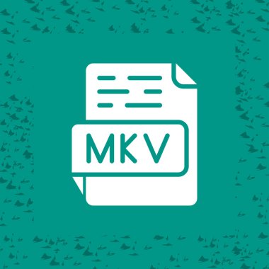 Soyut yeşil arkaplan üzerindeki v v dosya simgesi