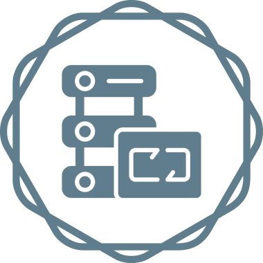 seo modern simgesinin vektör illüstrasyonu