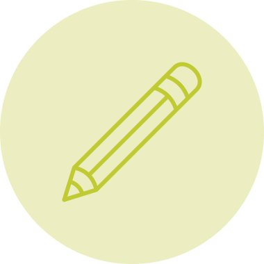 Kalem vektörü illüstrasyon tasarımı