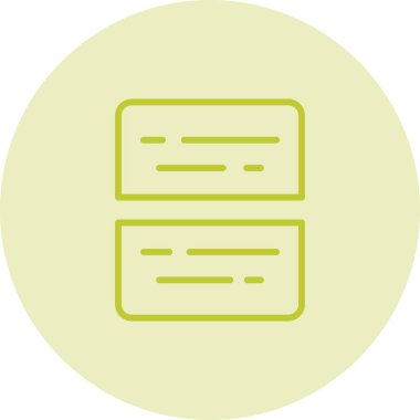 Ağ simgesi. Basit vektör illüstrasyonu