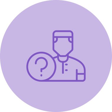 Doktor. Web simgesi basit illüstrasyon