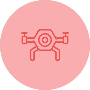 Drone web simge vektör çizim 