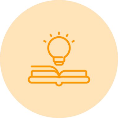 Ampul. Web simgesi basit illüstrasyon