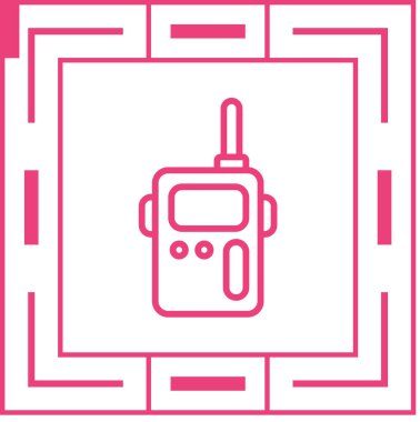 Radyo simgesinin vektör illüstrasyonu