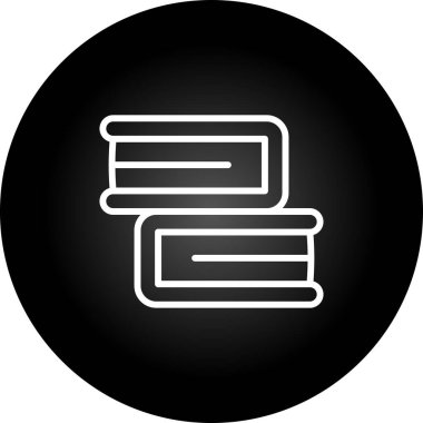 Modern b 'nin vektör illüstrasyonunda kitabın eksik simgesi