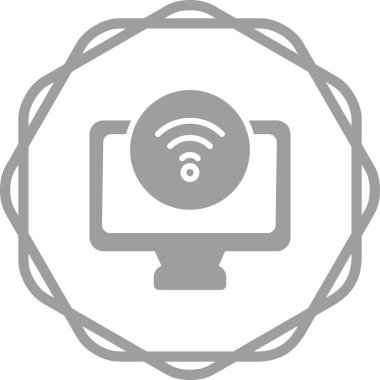 Bilgisayar web simge vektör çizim