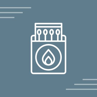 Beyaz çizgi petrol tankı ikonu uzun gölge arkaplanda izole edildi. vektör illüstrasyonu