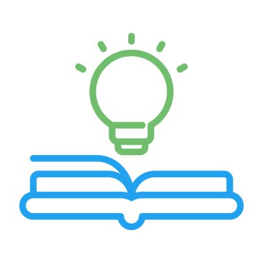 kitap simgesi vektör illüstrasyonu