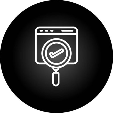 seo modern simgesinin vektör illüstrasyonu