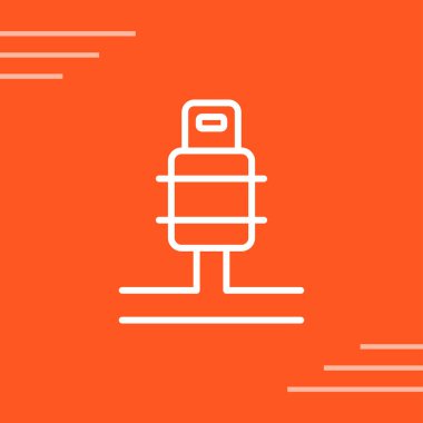 Robot simgesinin vektör illüstrasyonu