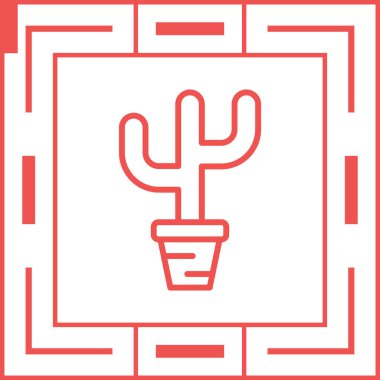 Kaktüsün vektör illüstrasyonu