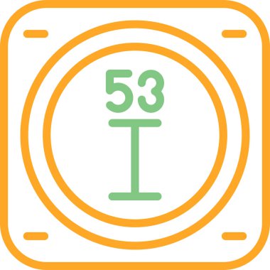 Kimyasal Element Web simgesi vektör çizimi