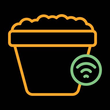 kahve fincanı simgesi, vektör illüstrasyonu