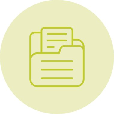 Dosya vektör simgesi modern basit vektör illüstrasyonu