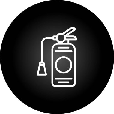 Gaz simgesinin vektör illüstrasyonu